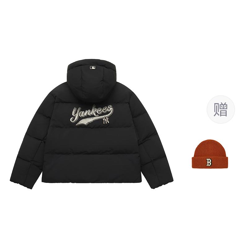 MLB Preppy Style Collection New York Yankees FW25 Down Jacket Unisex 3ADJV0356-50BKS