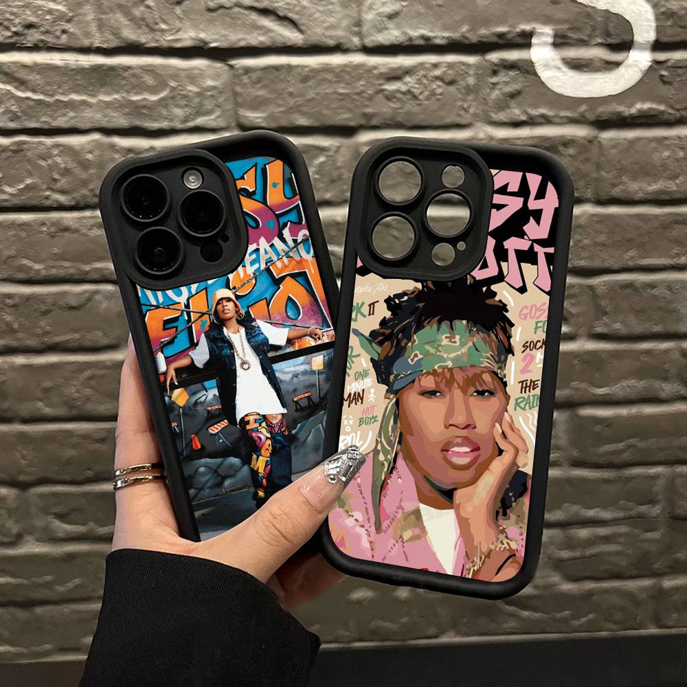 Rapper Missy E-Elliott For IPhone 17 15 13 12 11 14 Pro Max X XR XS 16 Plus Shockproof Candy Back Cover
