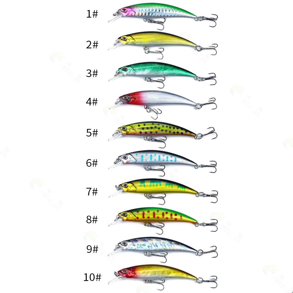 New Submerged Minnow Fake Fishing Lure 9G Long Casting Bait for Angling Simulation Water-Resistant Fish Attraction
