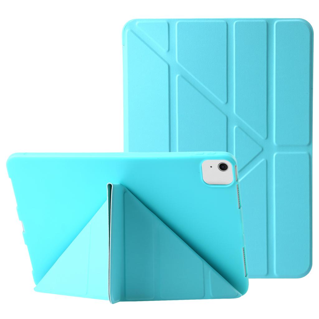 Für iPad Air 13 (2025)/(2024) Hülle Origami Ständer PU-Leder+Silikon Tablet-Hülle mit Auto Sleep/Wake