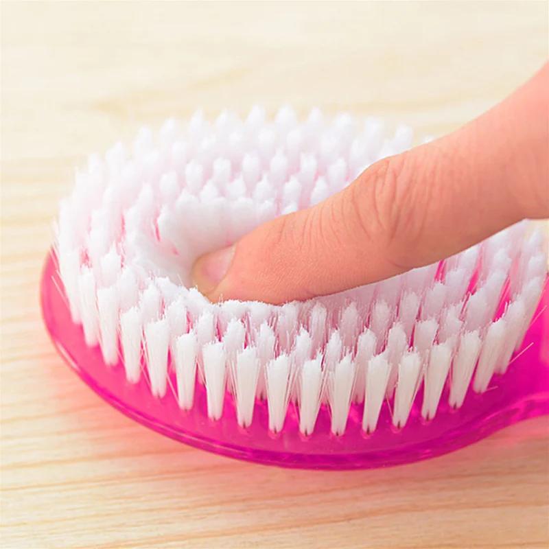 Long Handle Soft Bath Body Brush Back Shower Brushes With Handle Exfoliating Scrub Skin Massager Exfoliation Bathroom Brush