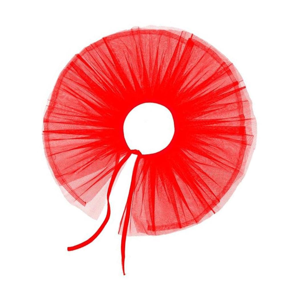 Victorian Collar Ruffled Tulle Renaissance Sheer Lapel Collar for Shirt Blouse Decorative Spread False Collar