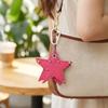 Handmade Drilling and Puncture Pentagram Bag Pendant Backpack Hangings Decor  Gifts
