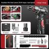 Aruidun 16.8V Brushless Impact Cordless Drill Kit CN Plug (adapter Included)