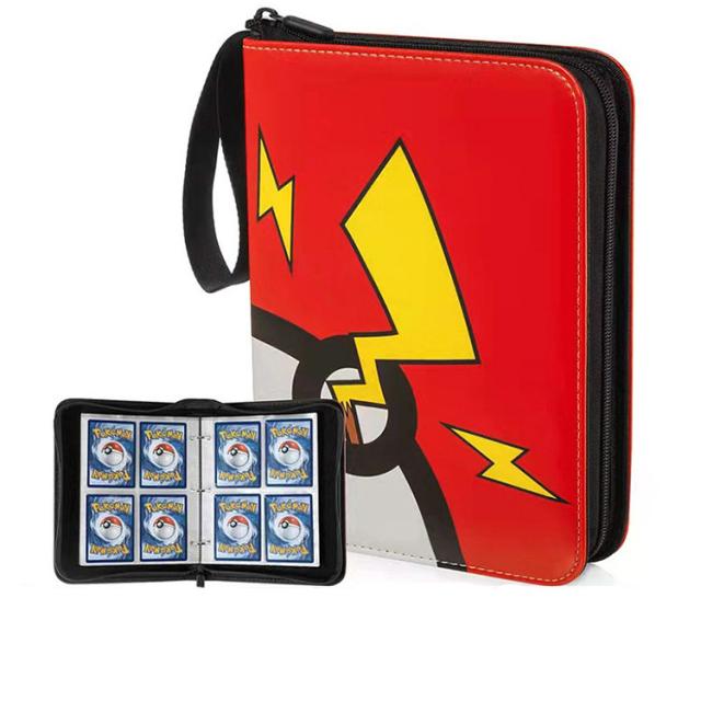 Raccoglitore di carte a 4 tasche impermeabile in pelle PU a 4