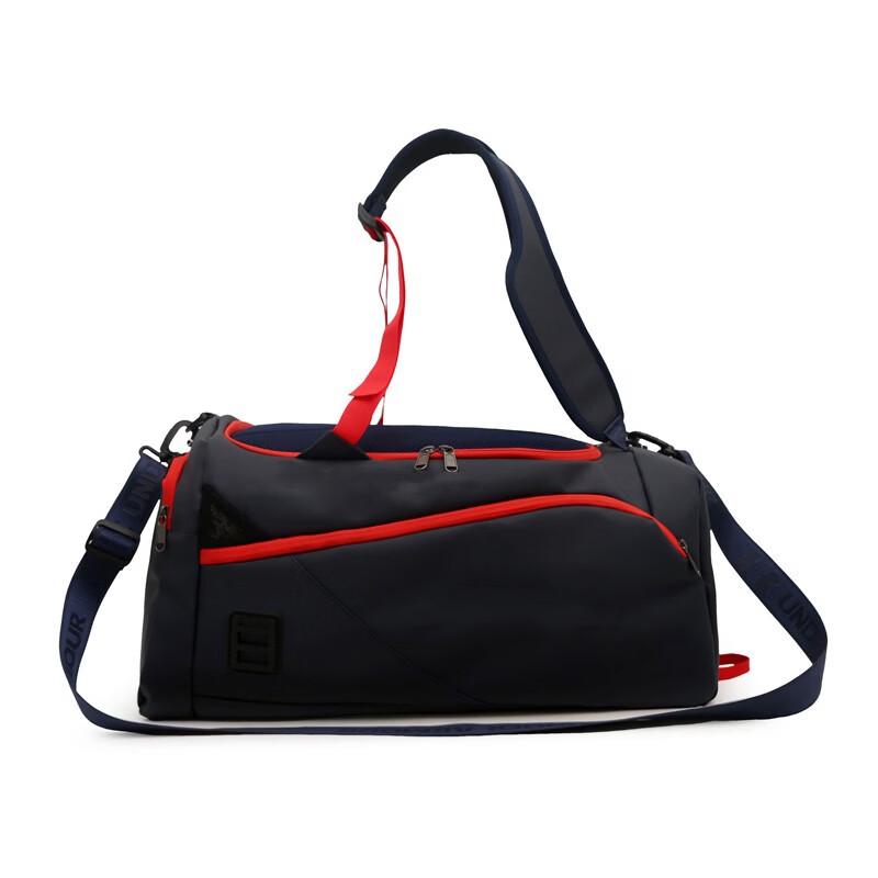 Li Shen Color-Block Oxford Sports & Travel Bag