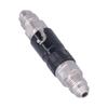 AN3 Brake Line Fitting, AN3 Quick Release Connector Brake Line Aluminum Alloy for Fuel Fluid Hose AN3 (SW-21032-BL)