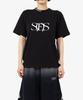 Saundeuobeuseonlaijeu Printed T-Shirt Black
