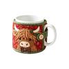 Deer Christmas Ornaments Snowman Mug Protective Cover Atmosphere Christmas Tea Cup Holder  Mug