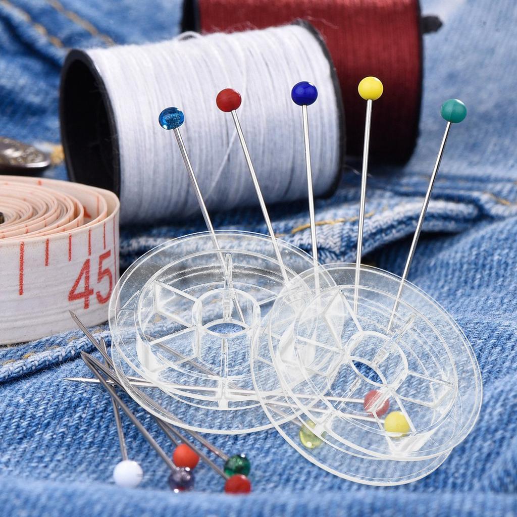 20Pcs Spool Storage Tray Yarn Sewing Spools Embroidery Thread Holder Stitching Empty Winding Plastic Sewing Thread Spools