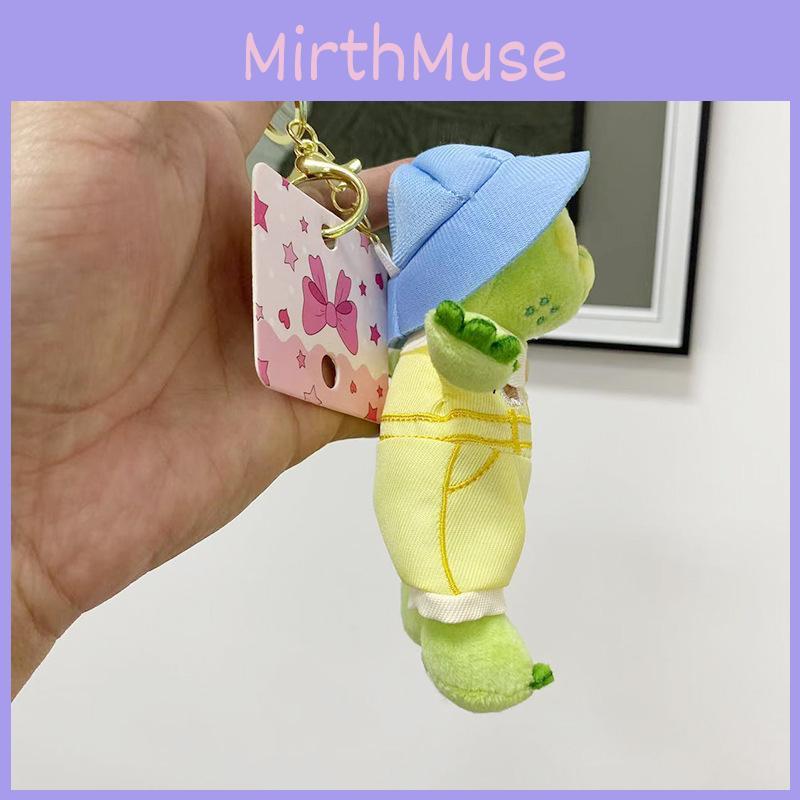 Delightful Green Turtle Plush Keychain Soft Pp Cotton Animal Backpack Charm