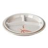 Autumn Grass Melamine Compartment Plate - Durable Dining Tableware for Restaurants, Schools, and Canteens