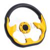 320mm12.5in Car Sport Steering Wheel with Horn Button Aluminum PVC Universal Accessory