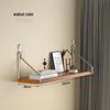 Punch-Free Wrought Iron Wall Shelf - Living Room & Bedroom Decor