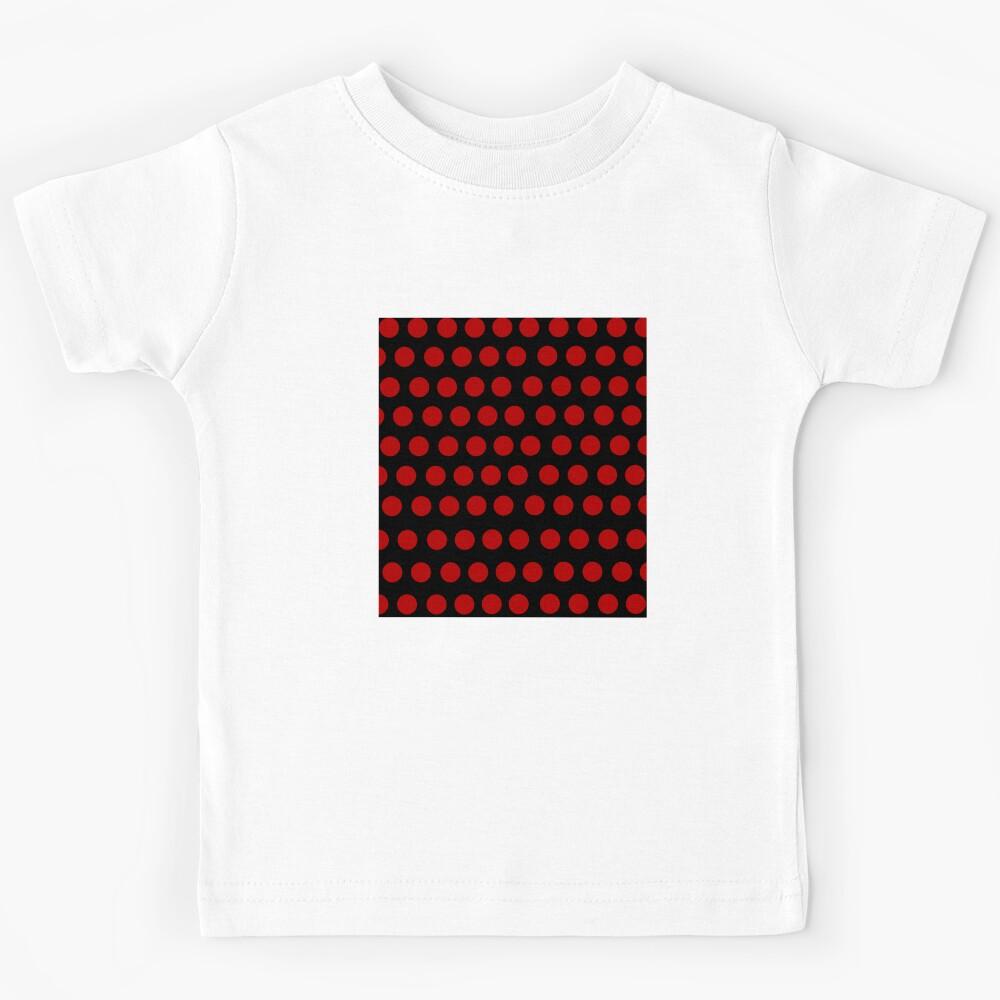 Red dots pattern Kids T-Shirt 130