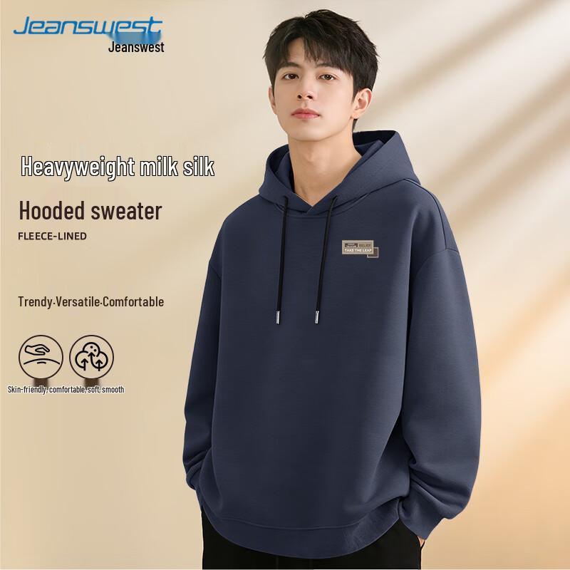 Jeanswest Herren Kapuzenpullover Lockerer Schnitt