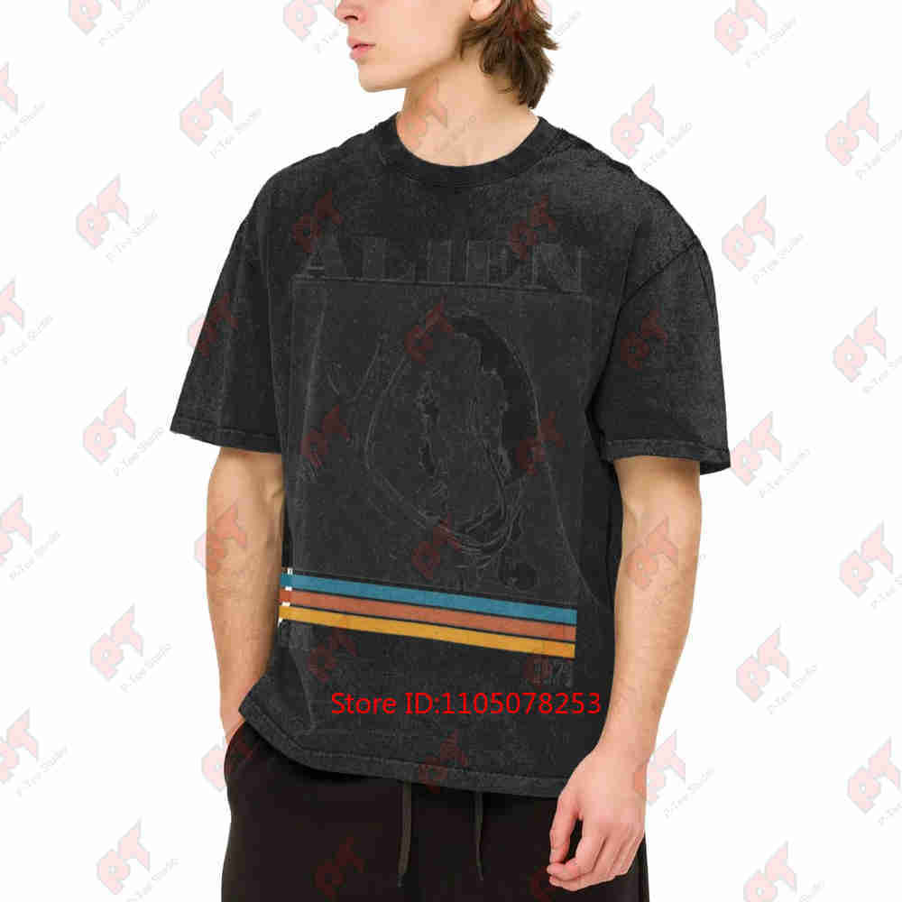 Alien 1979 Vintage Movie Vintage Washed Tee Pure Cotton T-Shirt