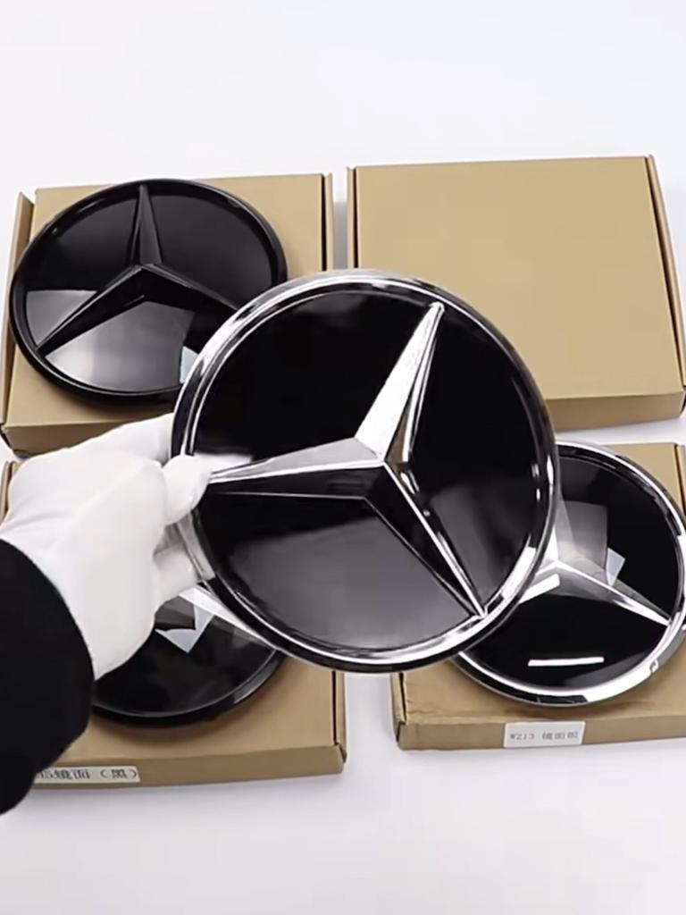 Grill Badge Grid style Front Emblem for Mercedes benz W205 W212 W213 W204 ML W166 CLA C117 A W176 W177 C W204 E GLK X204 GLA GLC