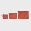 MUJI Recycled Polyester Double Zipper Travel Pouch