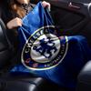 Chelsea Football Club Theme Printed Blanket - Perfect for Couch, Bed, Travel & Outdoor Use | Machine Washable, Cozy & Durable.
