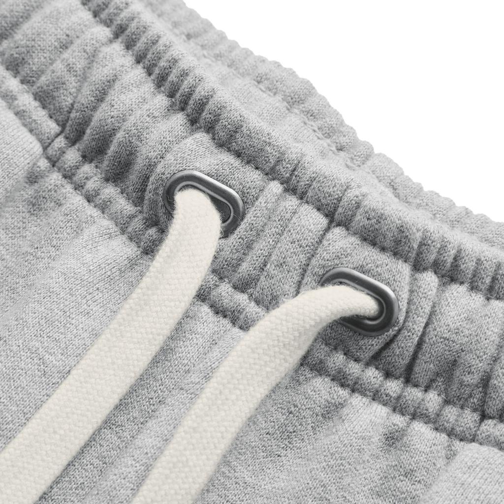 Li Ning Badfive Comfortable Versatile Cuffed Loose Warm Fleece Casual Pants Men pants Gray AKLU519-4