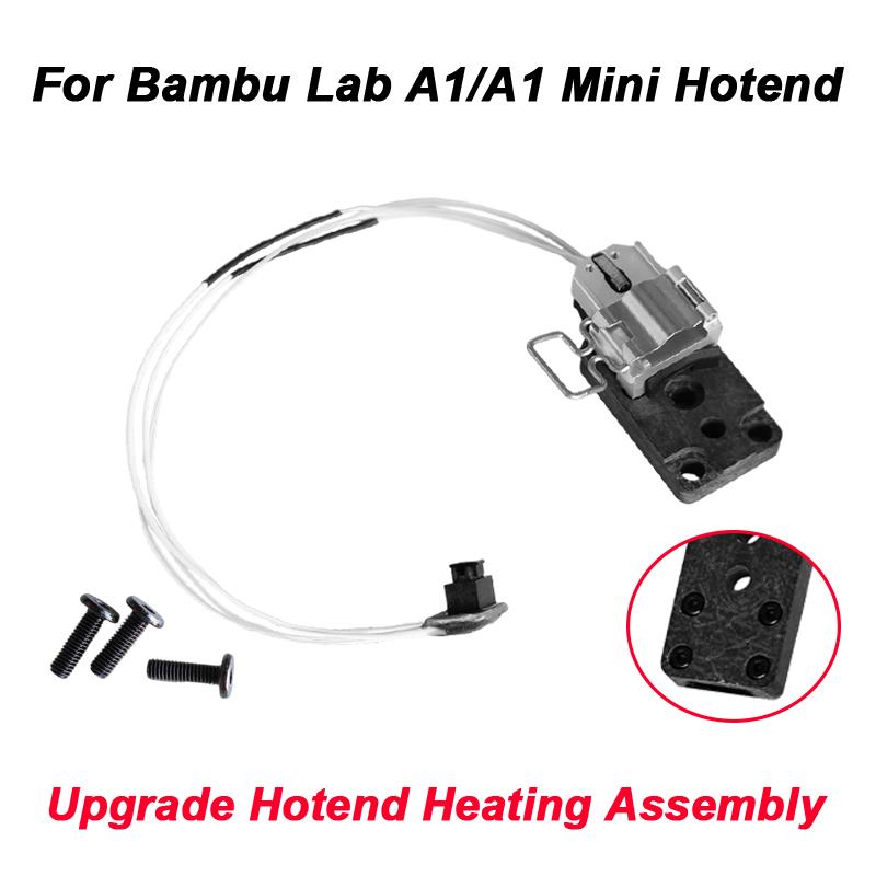 Hotend-Kit für Bambu Lab A2L/A1/A1 Mini Hot-End-Baugruppe 0,2/0,4/0,6/0,8 mm Gehärteter Stahl Einteilige Düse für A1 3D-Drucker
