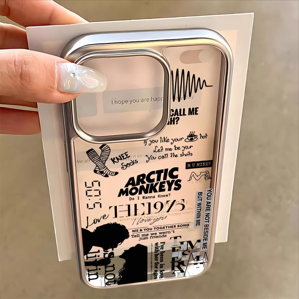 Fashion Arctics Monkeys Phone Case for IPhone 17 16e 16 15 14 13 12 11 Air Pro Max X XR 8 7 Plus Luxury Clear Soft Back Cover
