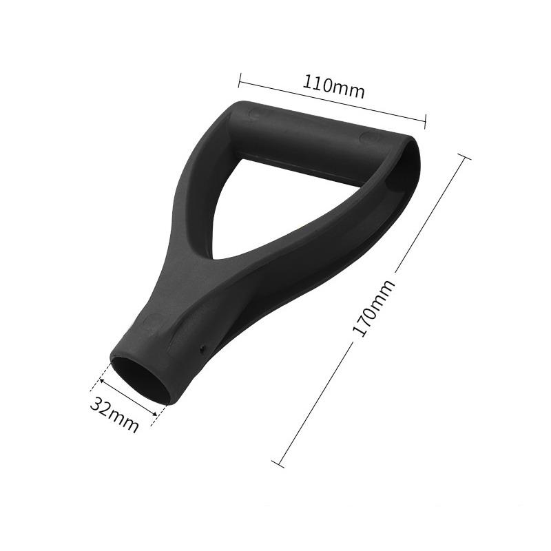 D-shaped Snow Shovel Grip For Home Commercial Use Thickened Plastic Replacement Handle for Rake Digging Snow Removal Tools