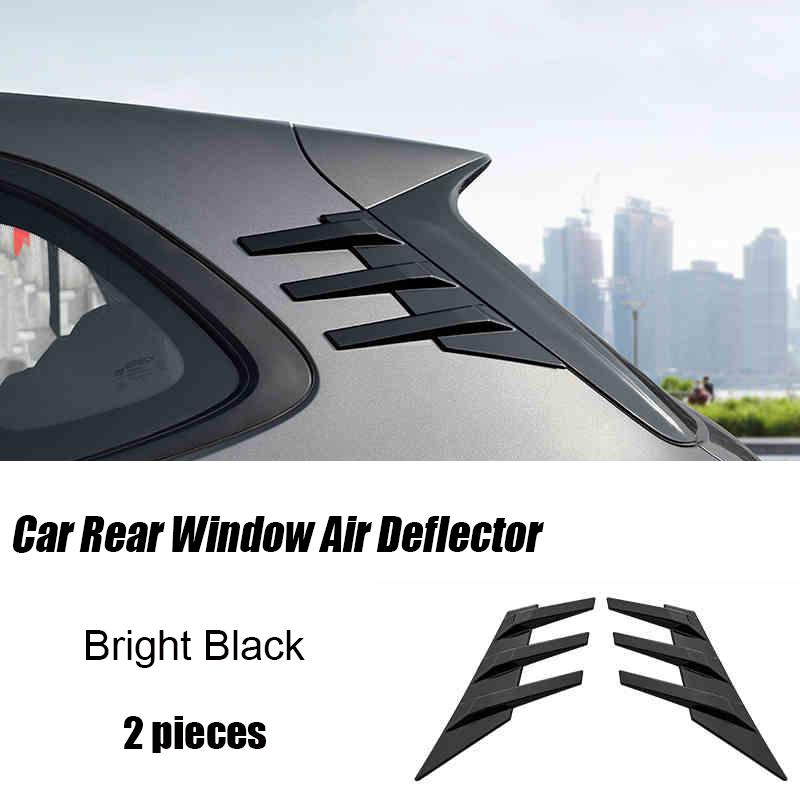 

For Geely EX5 Galaxy E5 2024 2025 2026 Car Rear Window Air Deflector ABS Decorative Stickers Spoiler Louvers Chrome Trim Kit 4301