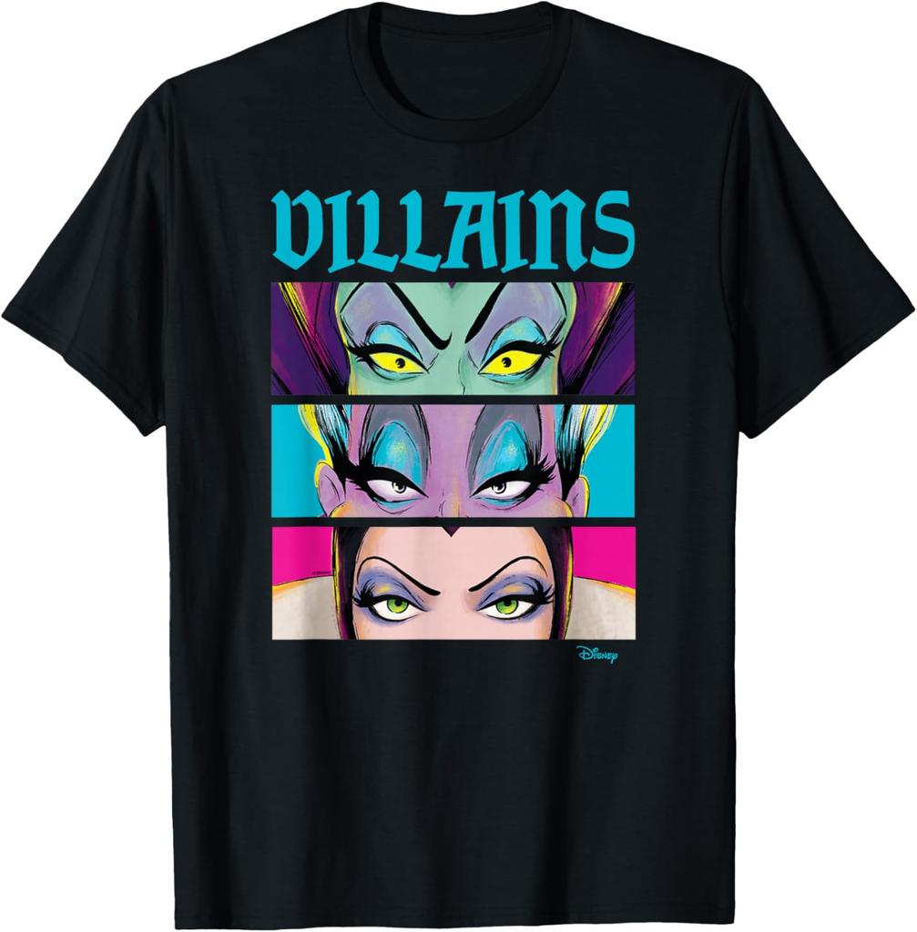 Hot Fashion Disney Villain - Villains Stacked T-Shirt S-4XL Four Seasons Gift