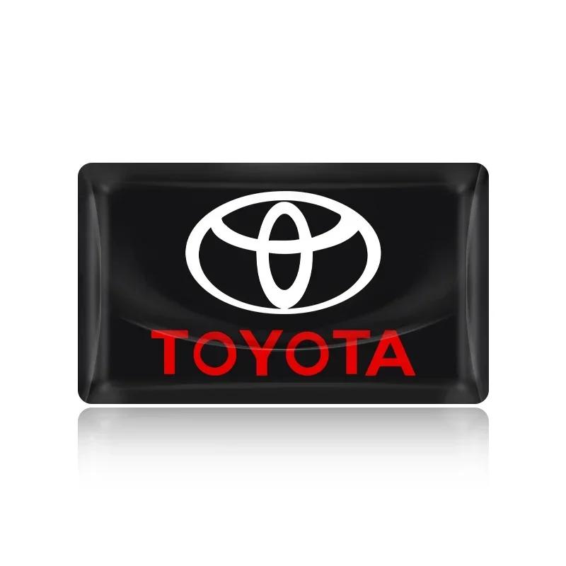 Car Styling 3D Epoxidové Samolepky na Dekoraci Palubní Desky Volantu Auta Pro Toyota Chr Corolla Yaris Rav4 E150 E120 Land Cruiser