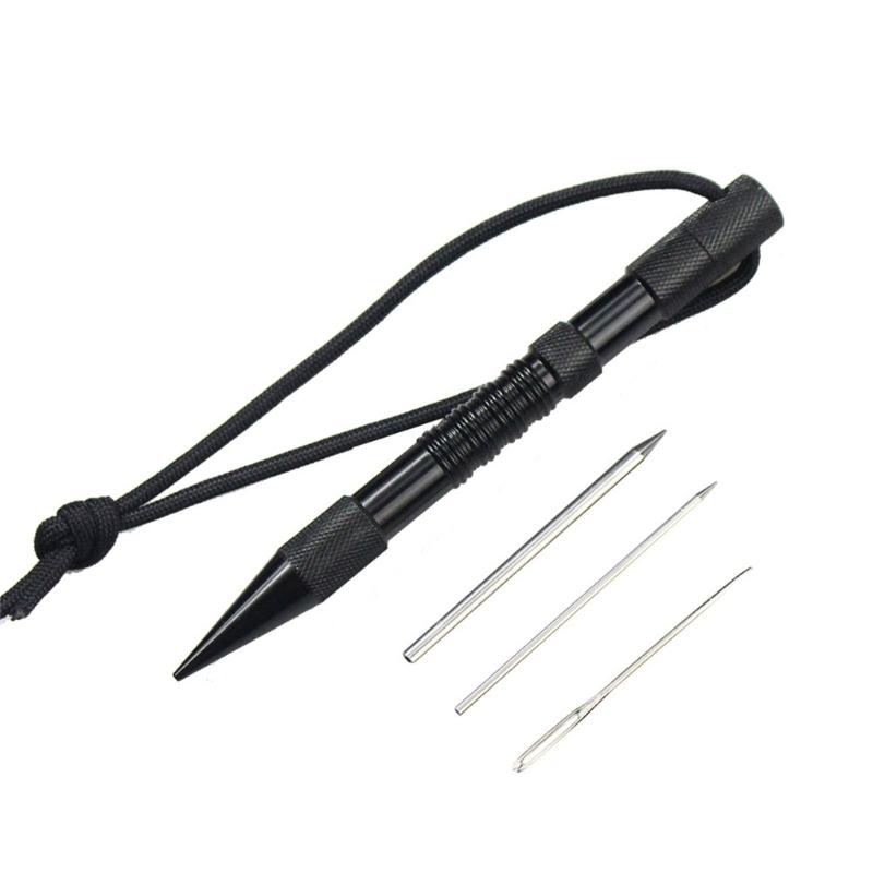 Stainless Steel Knotter Tool Set Paracord Lacing Stitching Needle Craft Maker for Leather and Paracord Crafting