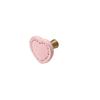 Small Leather Drawer Handle Zinc Alloy Heart Shaped Handle New Small Hole Handle  Bedside Cabinet