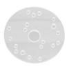 Universal Router Plate Kit Acrylic Baseplate for Bosch 6 12in with Centering Pin