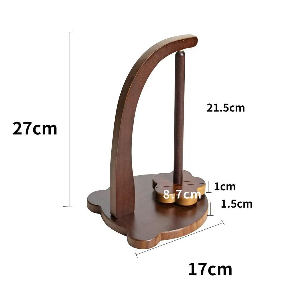 Portafilo e Portaspole in Legno Rotante con Levitazione Magnetica