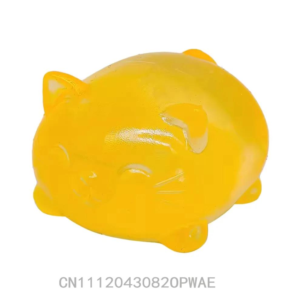 Mini Cute Cat Shape Needoh Squishy Maltose Decompression Toy Non-Toxic Fun Tool Pressure Relief Adults Kids Birthday Party Gift