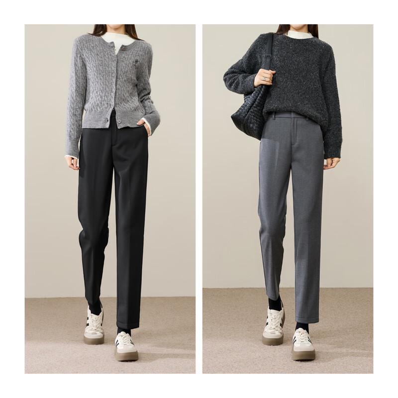 ESE-Y Women's Winter Fleece-Lined Professional Ankle Trousers