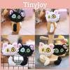 Adorable Cute Cat Plush Keychain Soft Pp Cotton Stuffed Animal Bag Charm