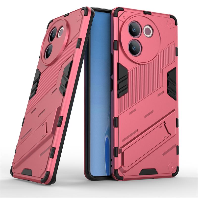Holder Case For Vivo V40 Lite Cover For Vivo V40 Lite Capas Shockproof Kickstand Back Holder Cover For Vivo V40 Lite 5G Fundas