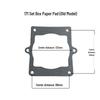 171 Asbestos Micro-tiller Gasket Set: Adjustable Thickness, Includes Flange, Power Take-off Housing, and Side Cover Gaskets