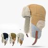 Lei Feng Hat Men's Cold Proof and Warm Ear Protection Fashionable and Versatile High End Outdoor Riding Hat Women's Windproof