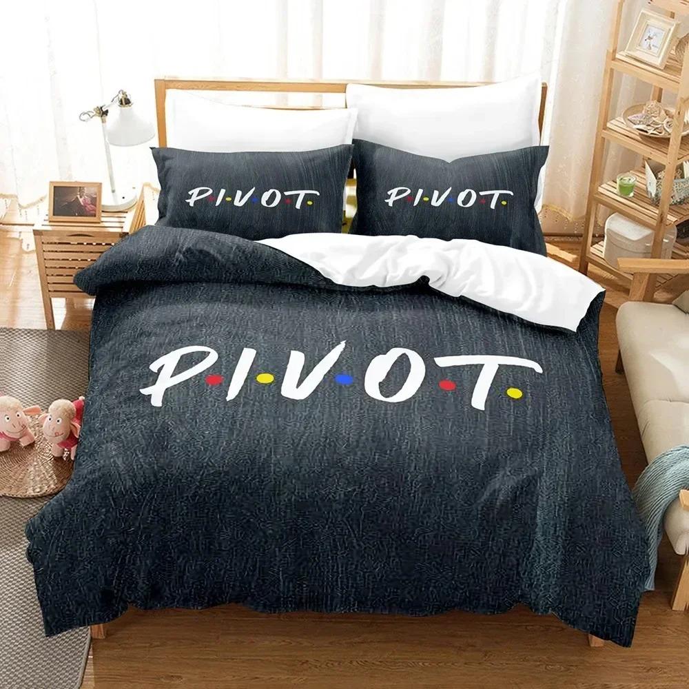 Comforter 3D Print Friends Tv Movie Bedding Set Bedroom Soft Modern S Comefortable Kids And
