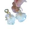 Simple and Exquisite Tassel Flower Shell Earrings for Women, High-end Niche Temperament Earrings, Fashion Matching Earrings