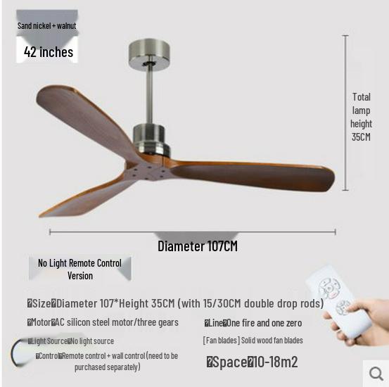 Nordic Modern LED Ceiling Fan Light for Living Room and Bedroom