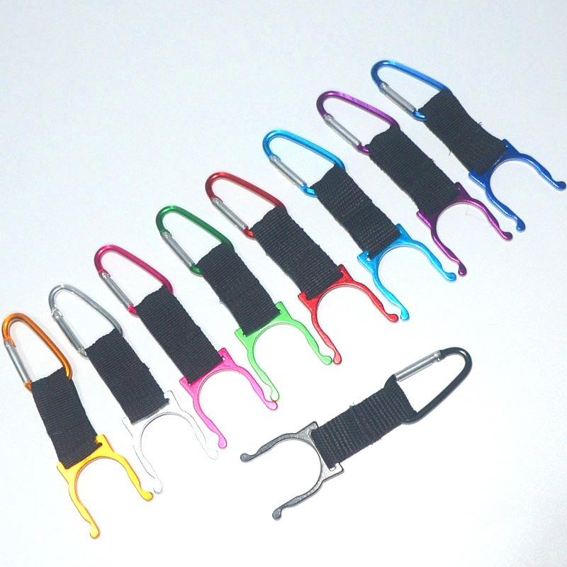 Tactical PP Webbing Water Bottle Clip Multi-functional Carabiner Holder Quick-release Buckle Standard