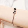 Glory_Arden Non-Discoloring/Hypoallergenic Surgical Steel Hematite Triple Bracelet