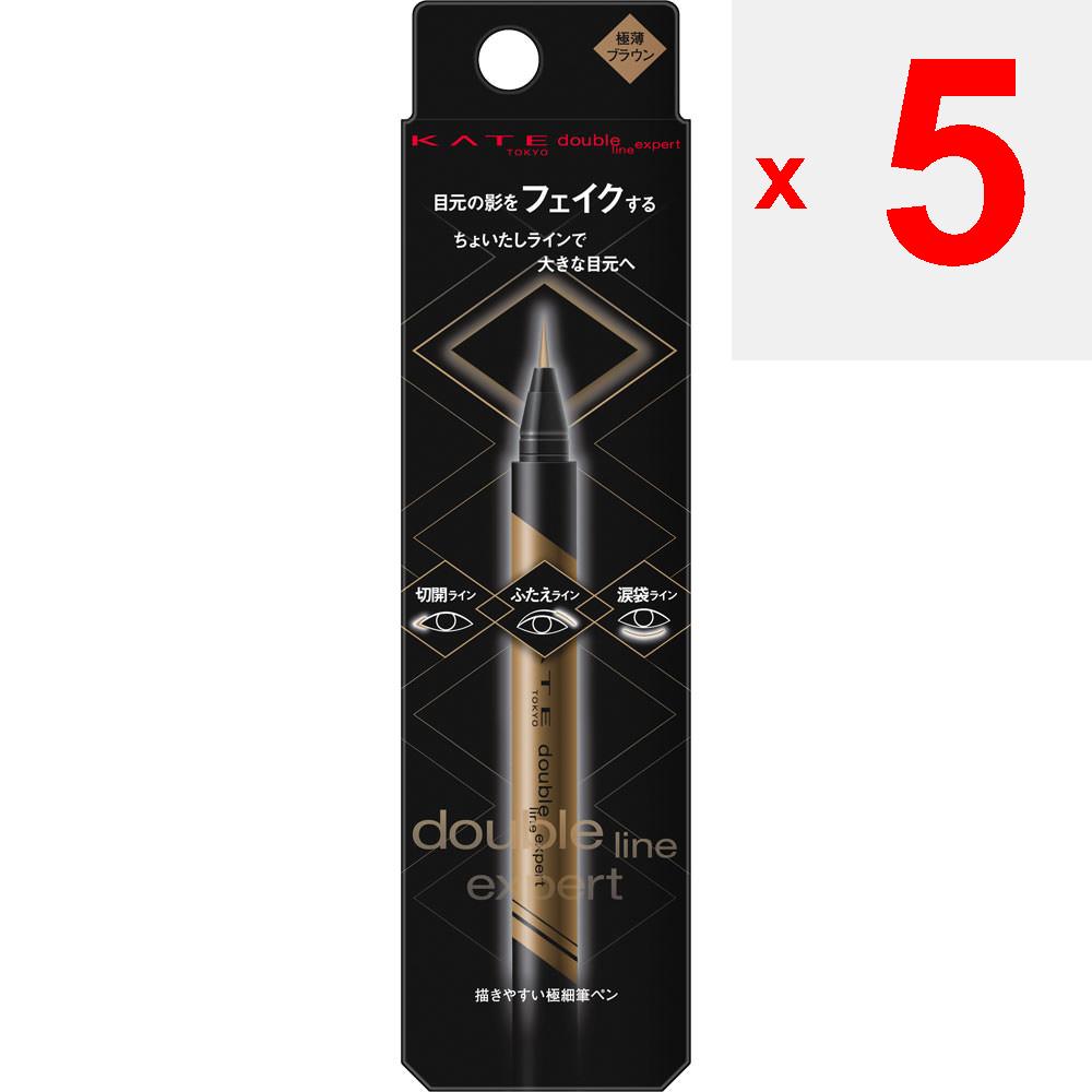 Kanebo Kate Kate Double Line Expert (Ultra Thin Brown) LB-1 Eye makeup Eyeliner If you find it blurred and difficult to draw, use tissue pa
