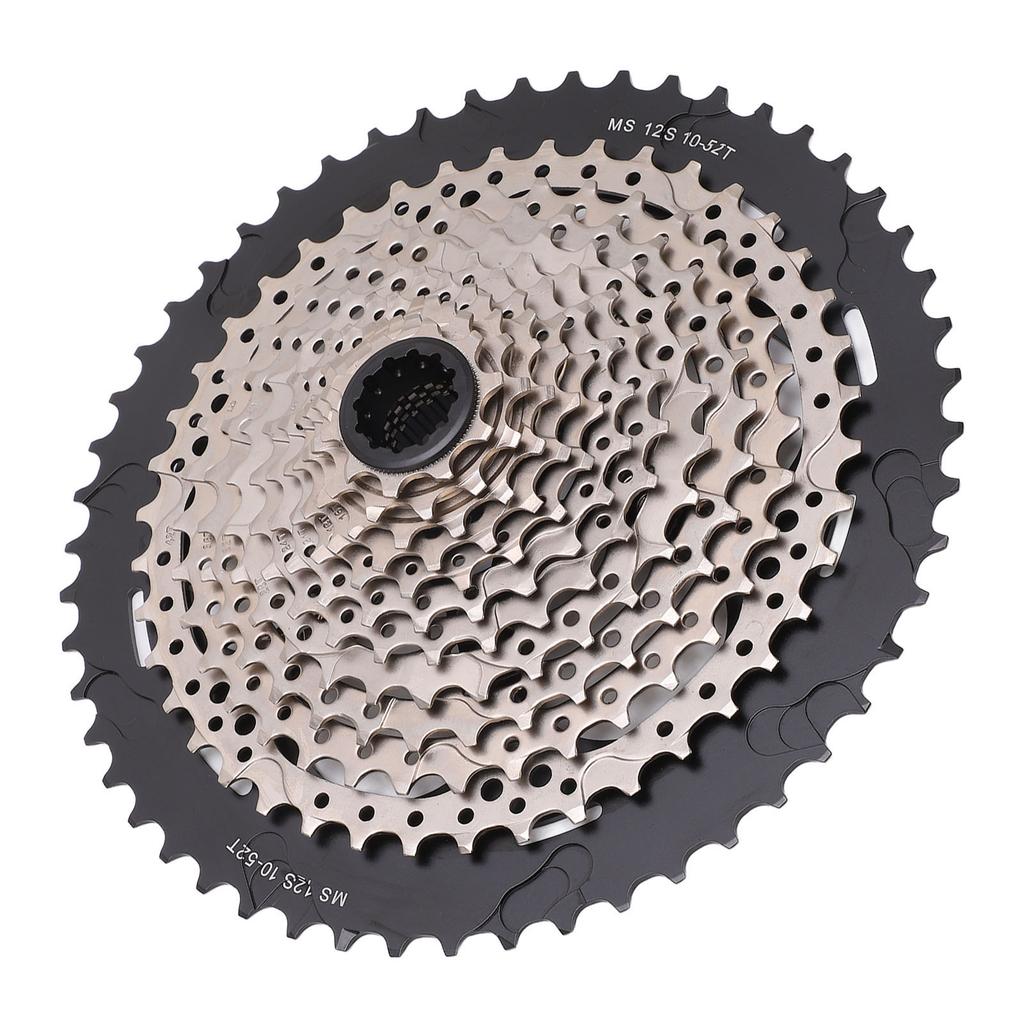 Mountain Bike Cassette Ultra Light Spline 12 Speed 10‑52T Cassette for M7100 M8100 XTR M9100