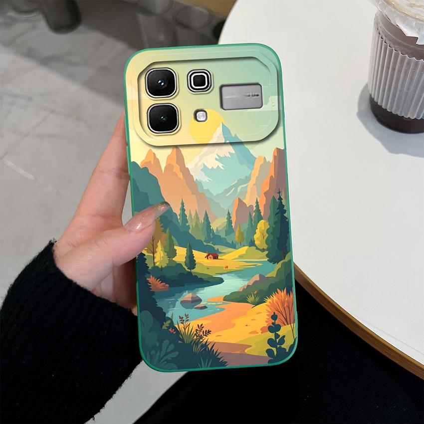For Infinix Note 60 Pro Ultra 50 40 Pro+ 50X 50S 40X 30 Pro VIP 30i Note Edge Phone Cases Mystical Sun & Moon Art Camera Protection Lightweight Bumper