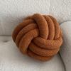 Aesthetic Knot Globe Plush Cushion Nordic Ball Stuffed Pillow Sofa Decorative Throw Pillow Soft Sleeping Back Cushion Decor